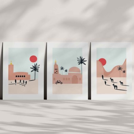 Postkarten Set Marrakech