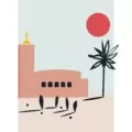 Wandbild Marrakech